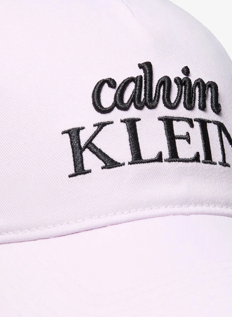 CALVIN KLEIN  UV Twill Logo Embroidery Adjustable Cap for Women | Best Price UAE